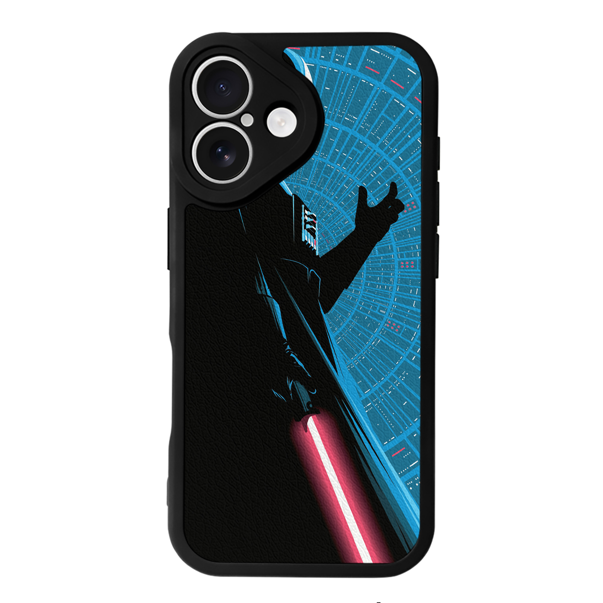 （画像用） スター・ウォーズ Star Wars 【iPhone 16シリーズ対応】シリコンスマホケース（レザー調） 材質：シリコン